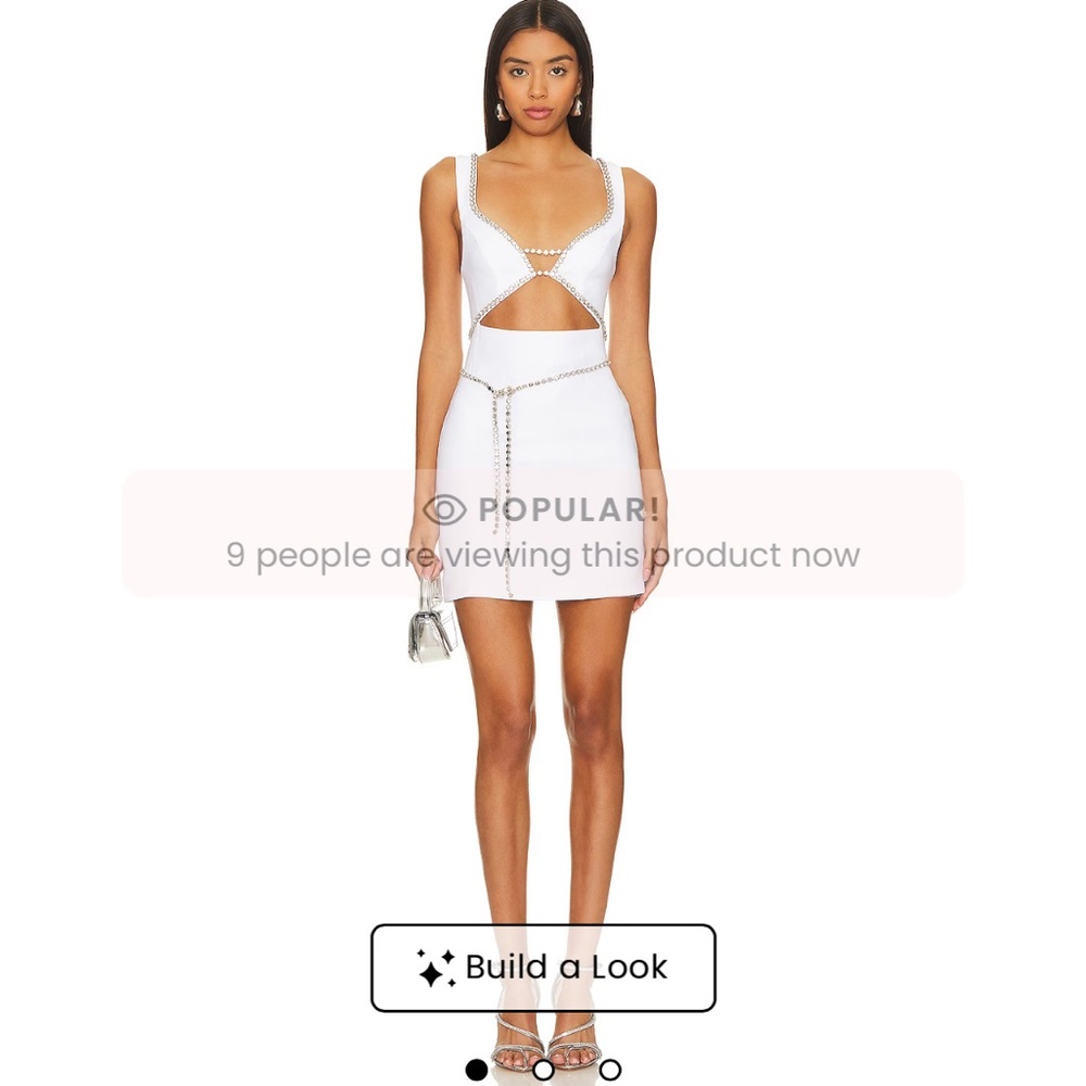 MAJORELLE White Mini Dress